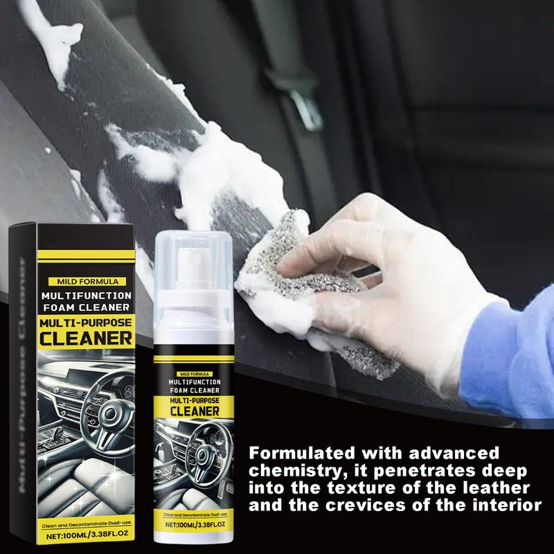 Leather Cleaner Interior - Stain Remover Leather Seat Cleaner Car