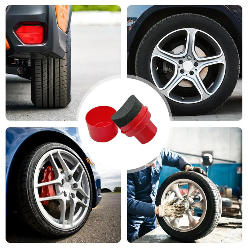 Curved Car Tire Waxing Sponge  - Wax Applicator Pad recensie en prijs