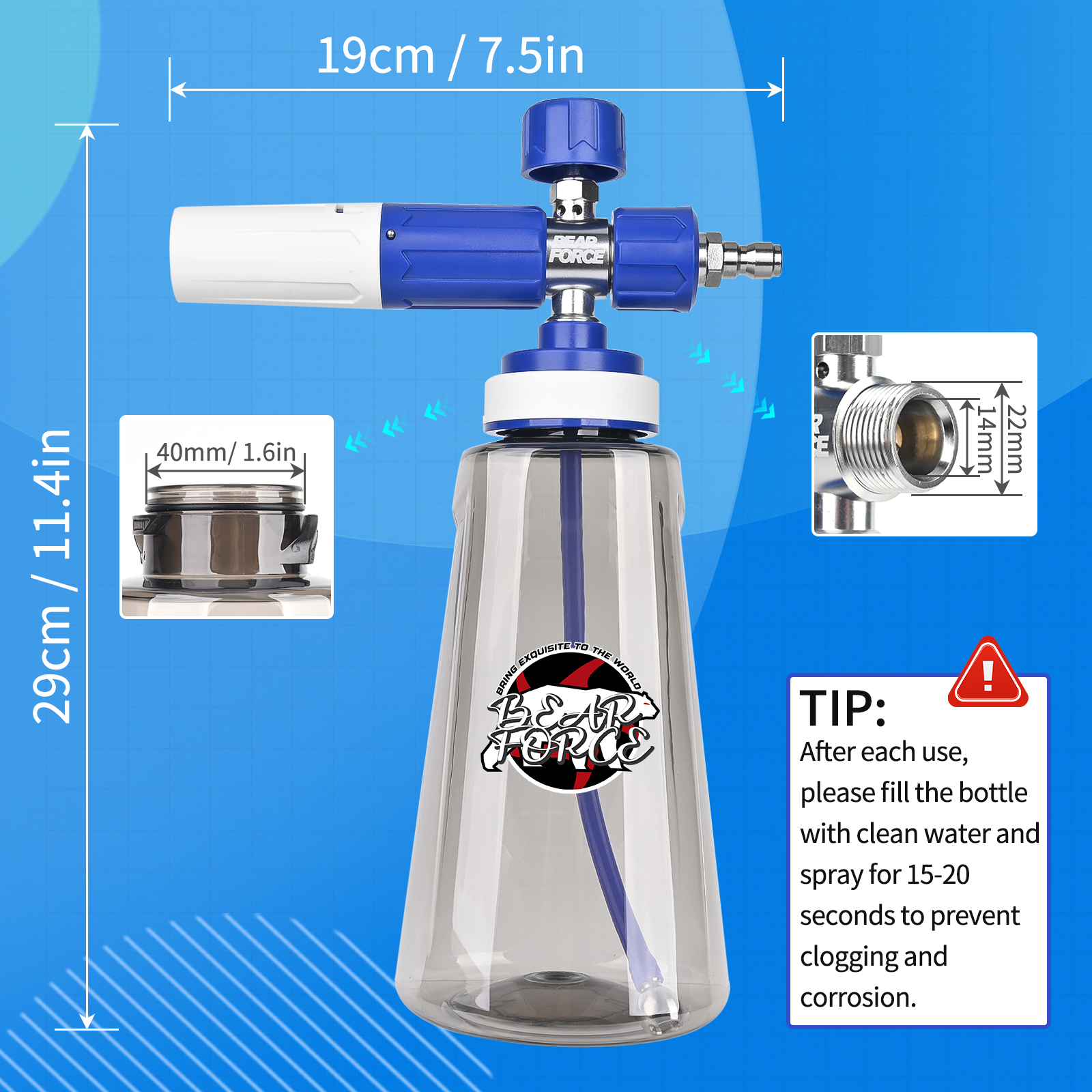 Pressure Washer Upgraded Foam  - Foam Cannon Car Wash recensie en prijs