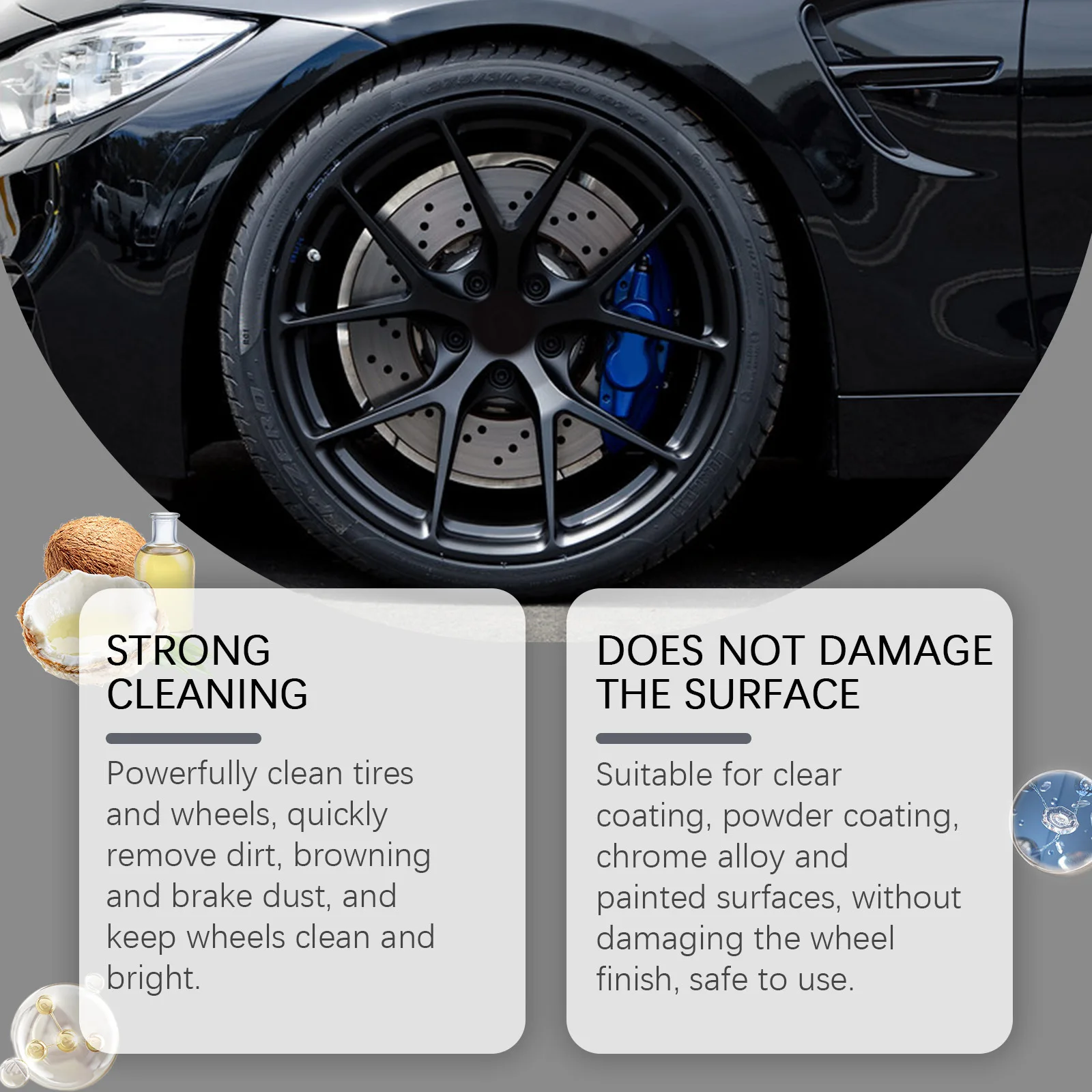 Professional Wheel Tire Cleane - Wheel Cleaner Alloy recensie en prijs