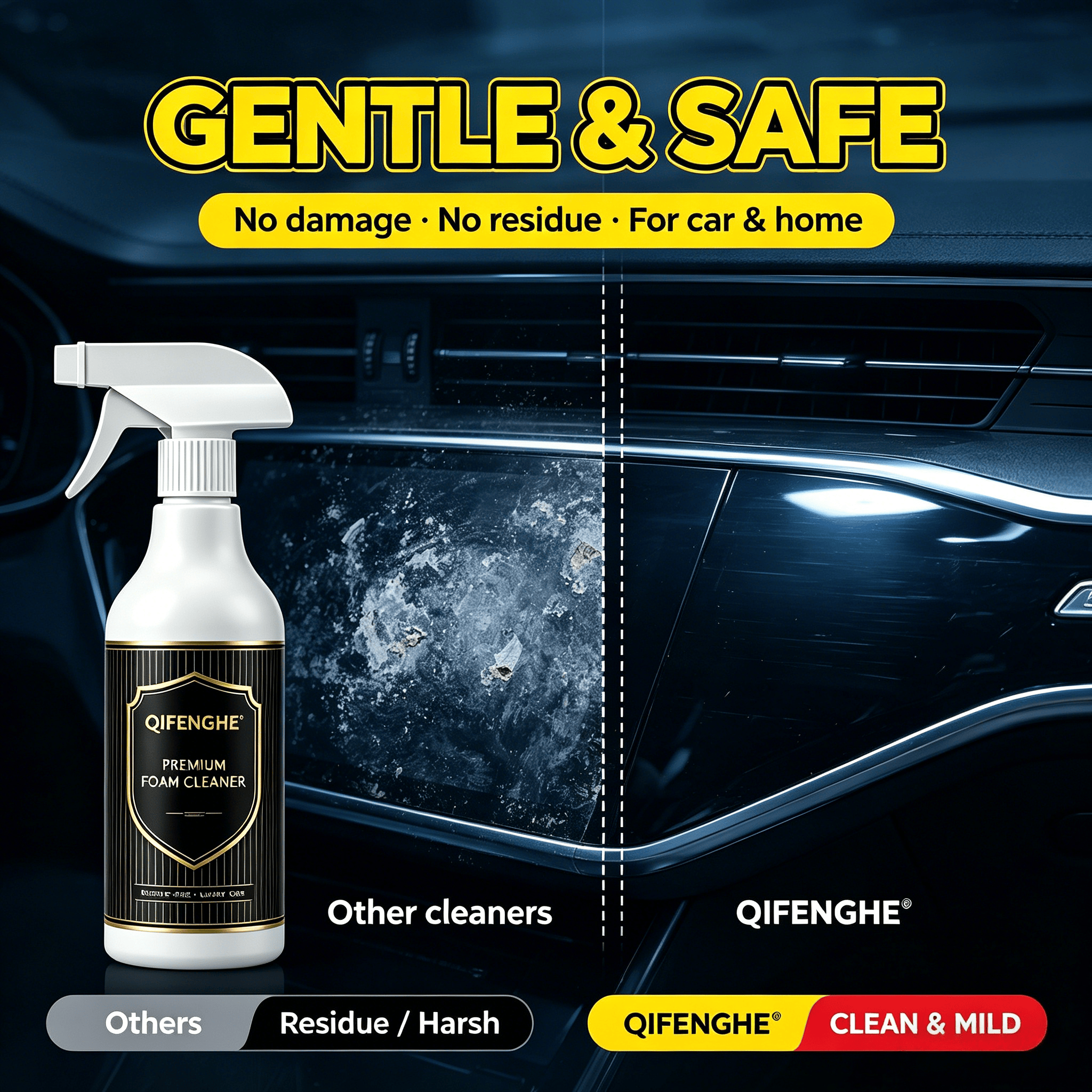2-in-1 Foam Cleaner – Waterles - Seat Cleaner Fabric recensie en prijs