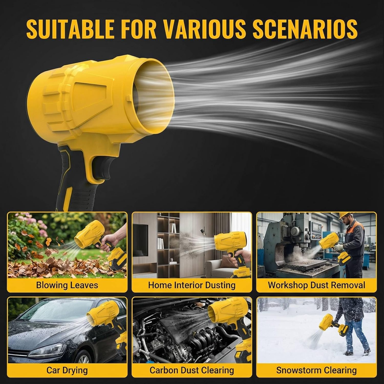 Wireless blower brushless turb - Dryer Car Blower recensie en prijs