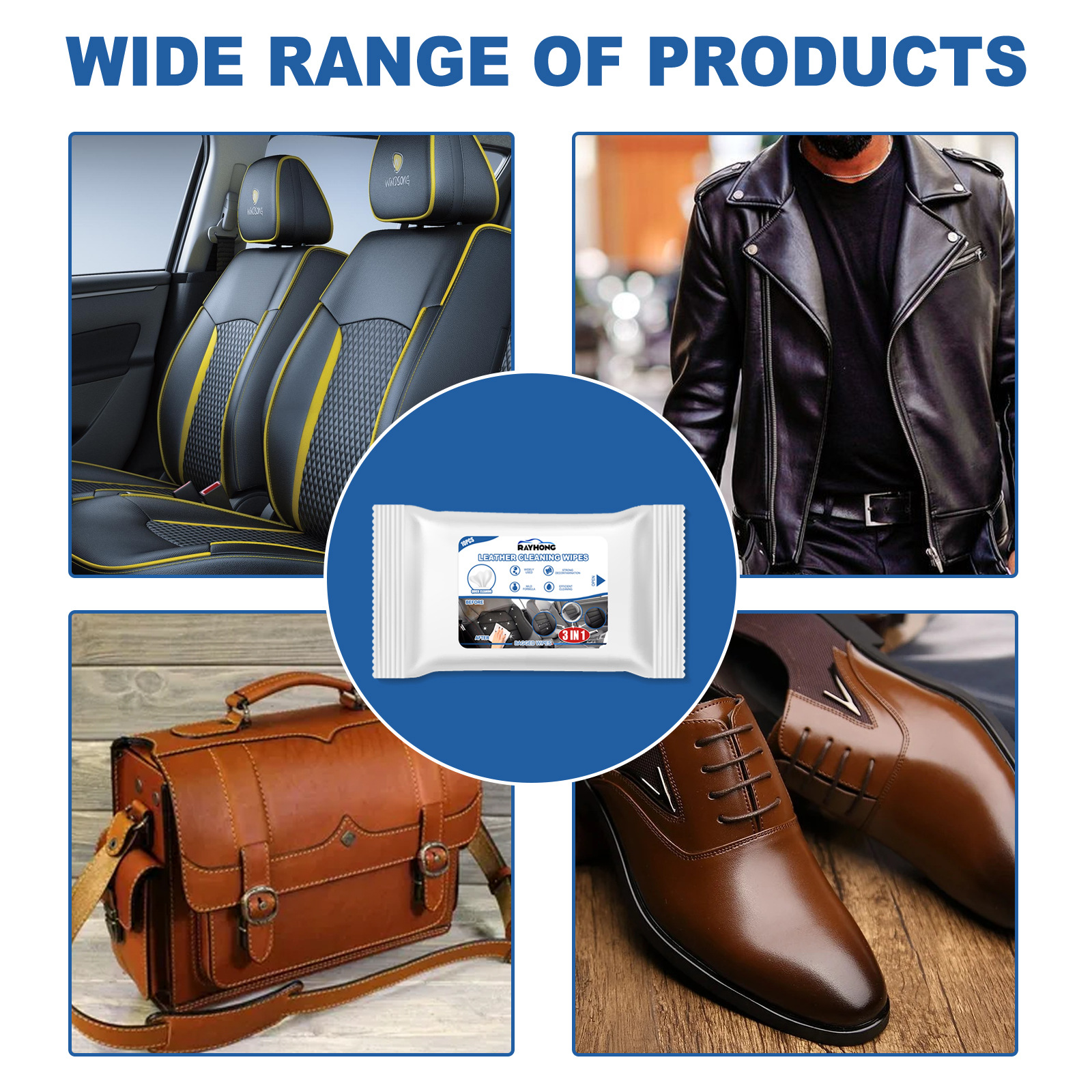 Car Leather Cleaning Wipes, Se - Dirt Brush Interior recensie en prijs