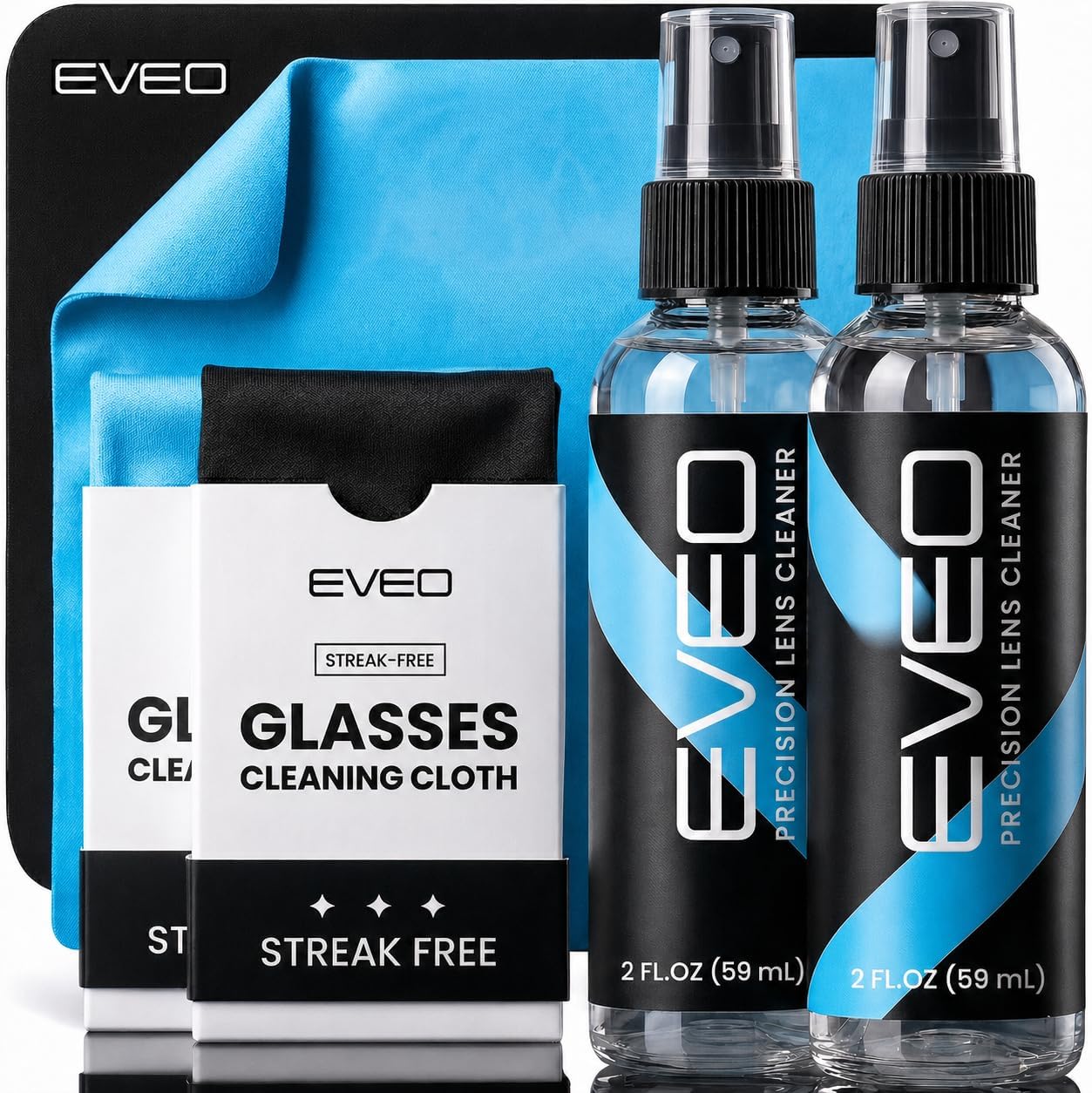 EVEO Glasses Cleaner Spray - E - Glass Cleaner Streak recensie en prijs
