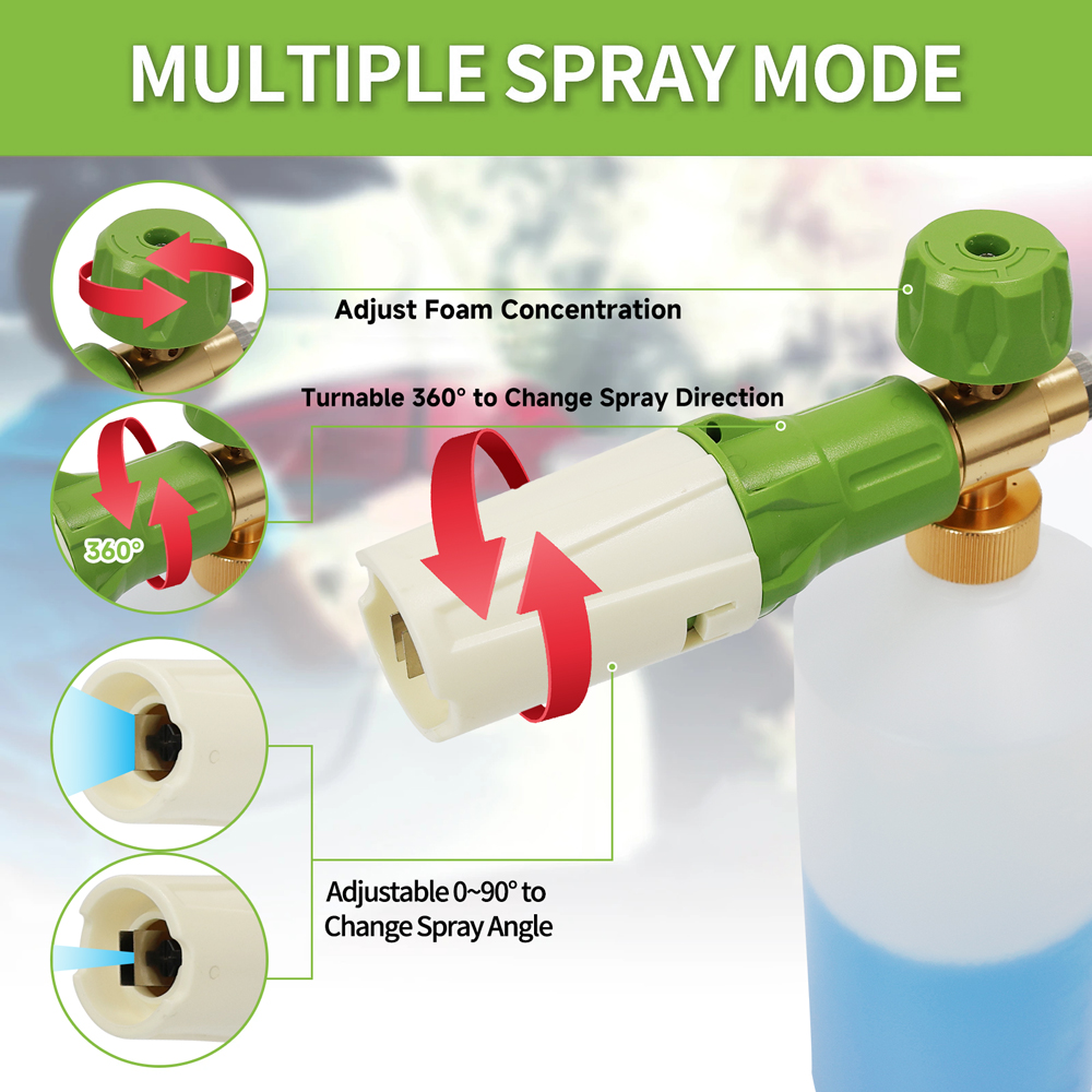 Aluminum Foam gun Lance Foam c - Foam Cannon Car Wash recensie en prijs