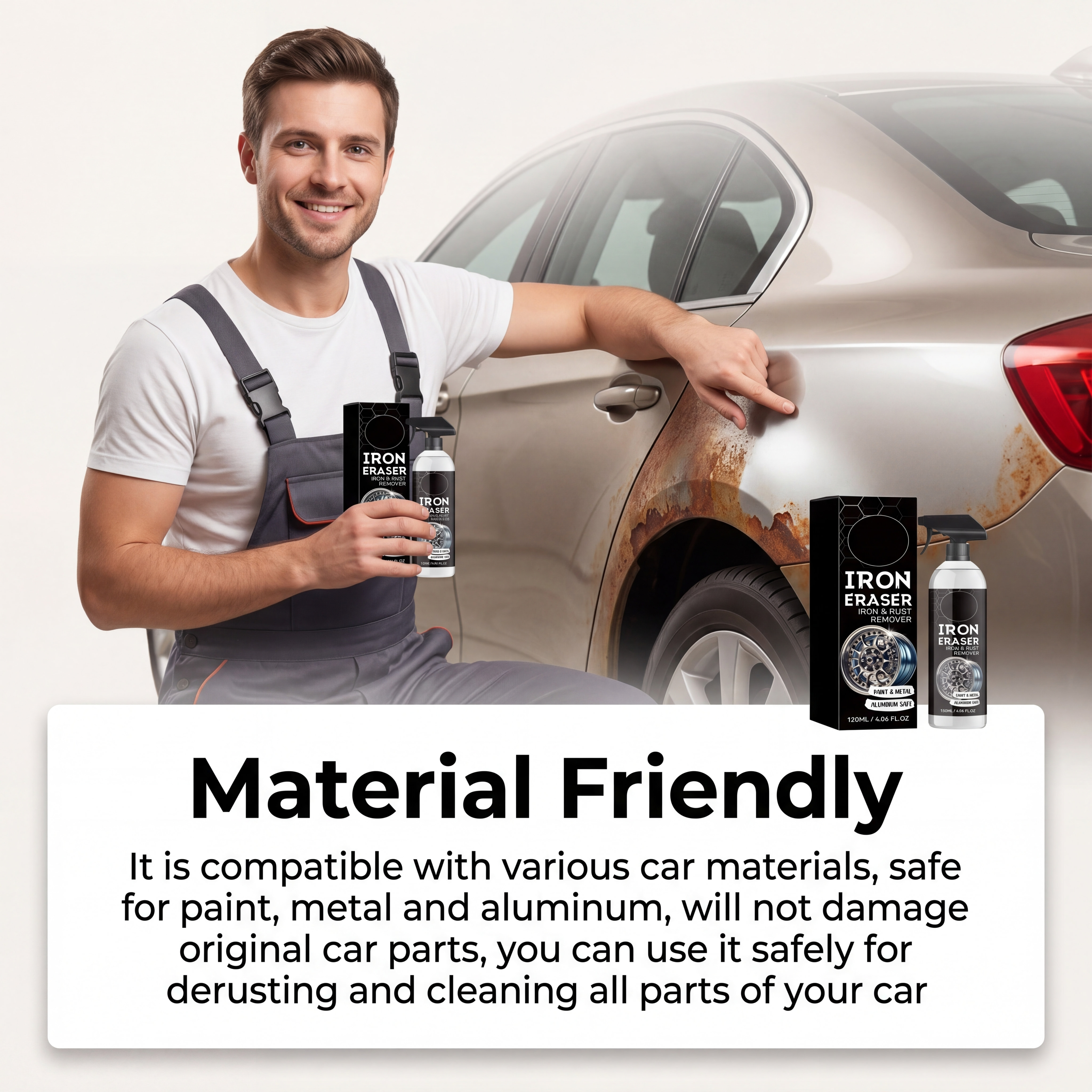 Car Rust Remover Spray Powerfu - Wheel Cleaner Alloy recensie en prijs