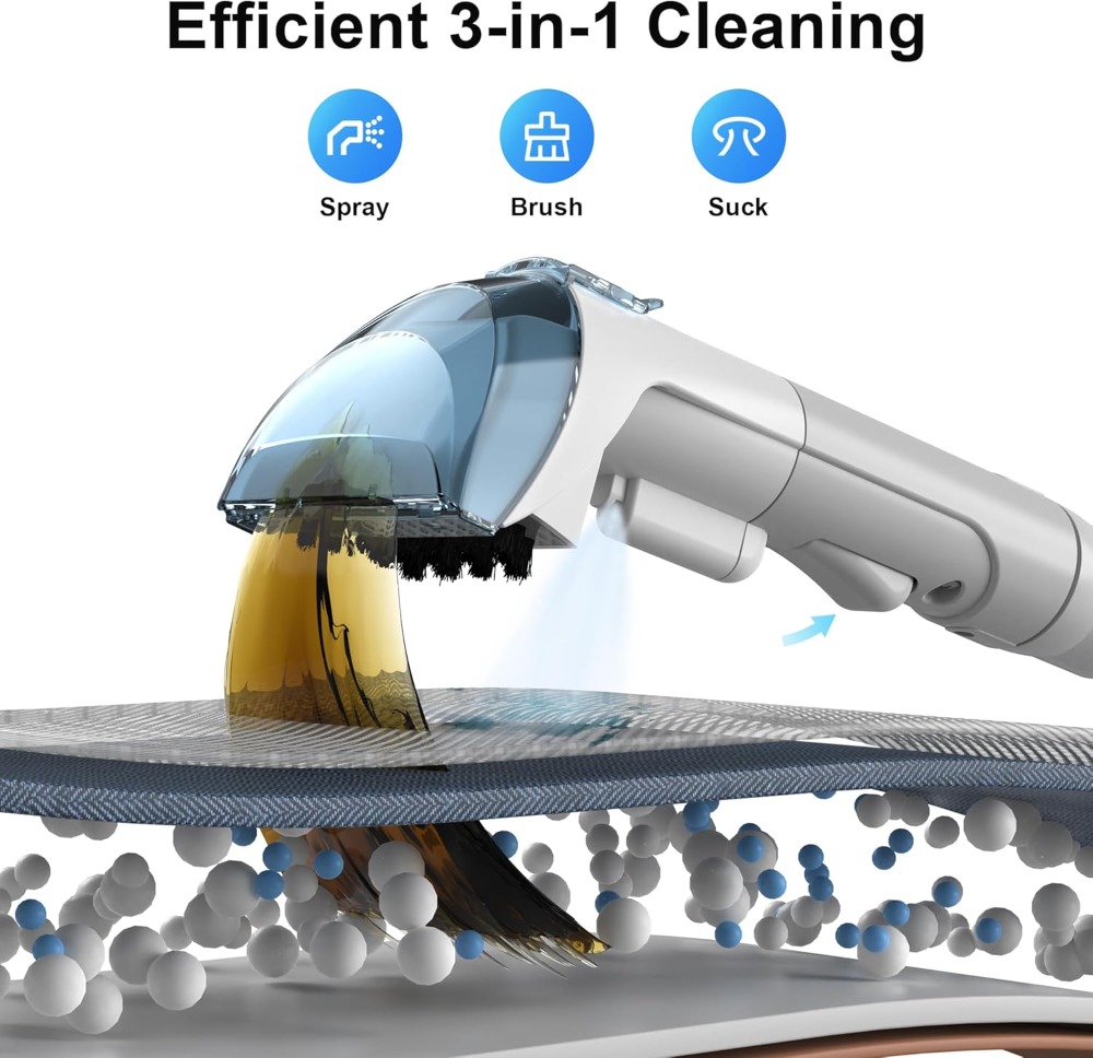 450W Carpet Cleaner Machine Up - Seat Cleaner Fabric recensie en prijs
