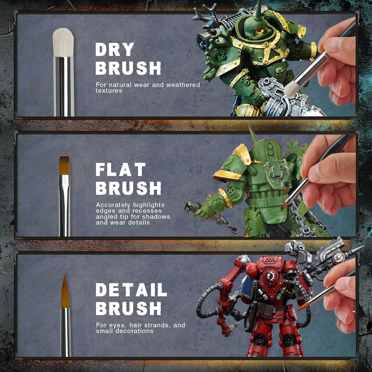 20Pcs Miniature Paint Brushes  - Detailing Brush Set recensie en prijs