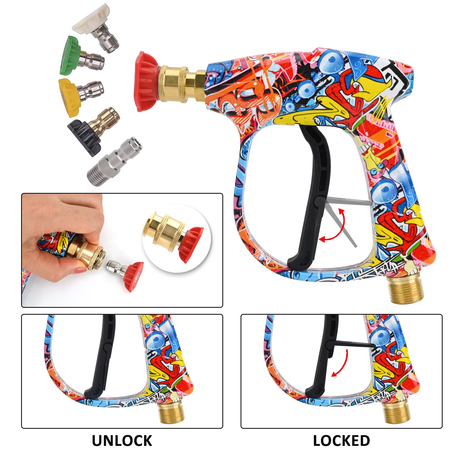 Pressure Washer Water Gun for  - Foam Cannon Car Wash recensie en prijs