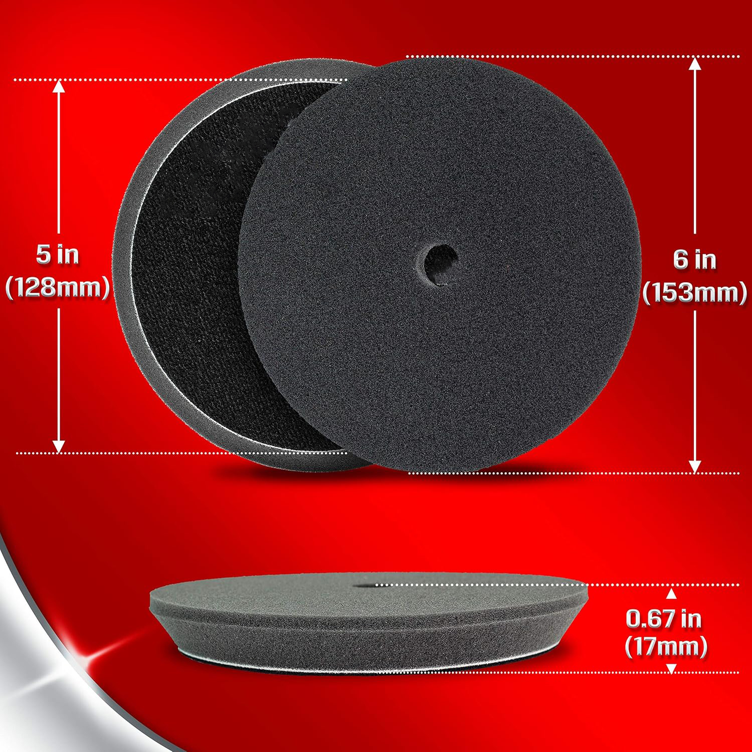 3pcs Polishing Pads, Orbital B - Polish Pad Set Buffer recensie en prijs