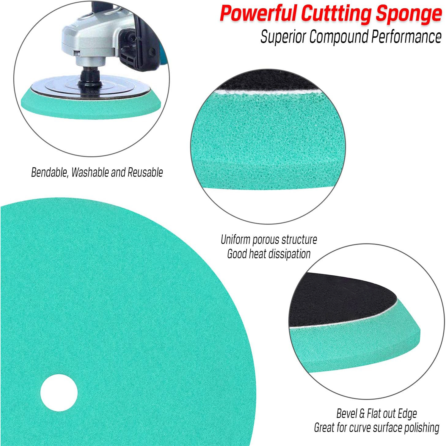 3pcs Polishing Pads, Orbital B - Polish Pad Set Buffer recensie en prijs