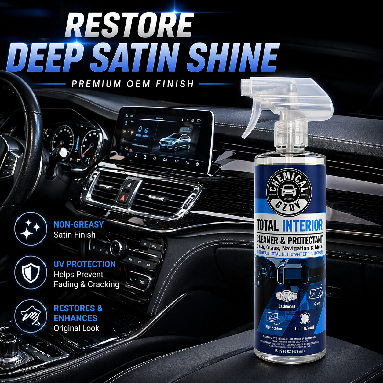 Total Interior Cleaner 473ml – - Leather Cleaner Interior recensie en prijs