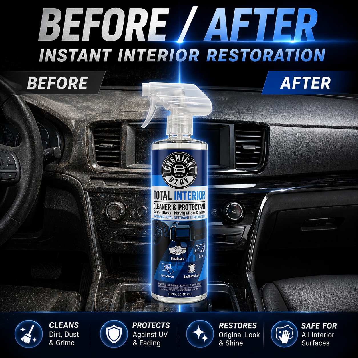 Total Interior Cleaner 473ml – - Leather Cleaner Interior recensie en prijs