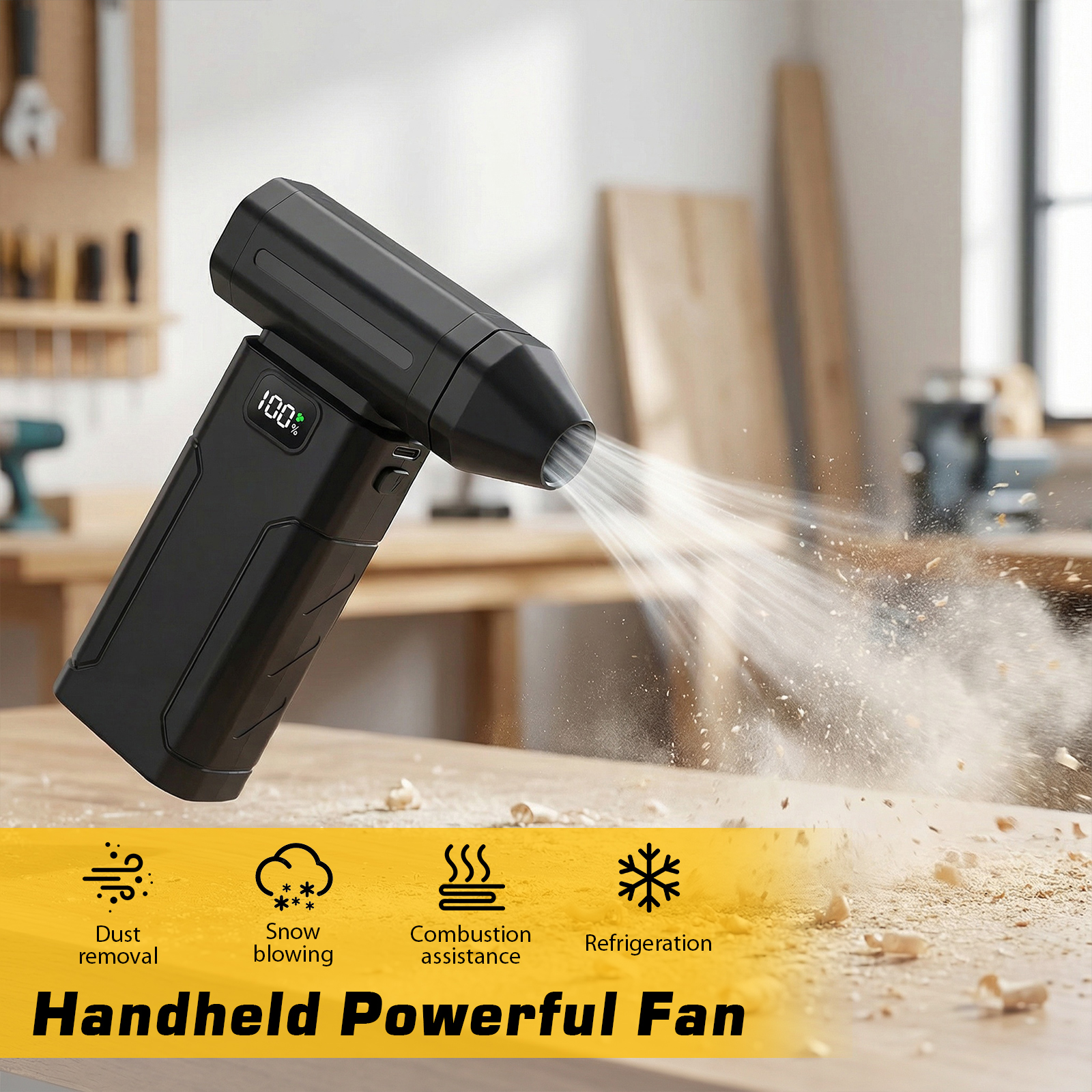 Powerful Air Blower 5-Speed Ha - Dryer Car Blower recensie en prijs