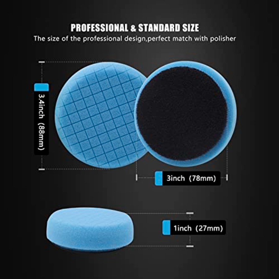 20pcs 3inch 80mm Car Foam Poli - Car Cleaning Brush recensie en prijs
