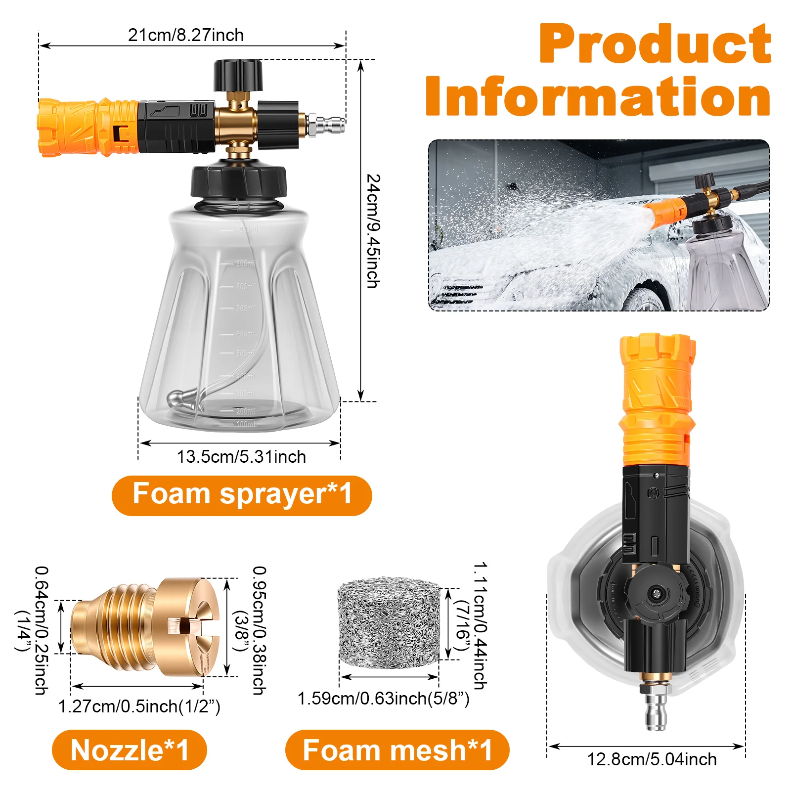 Foam Cannon for Pressure Washe - Foam Cannon Car Wash recensie en prijs