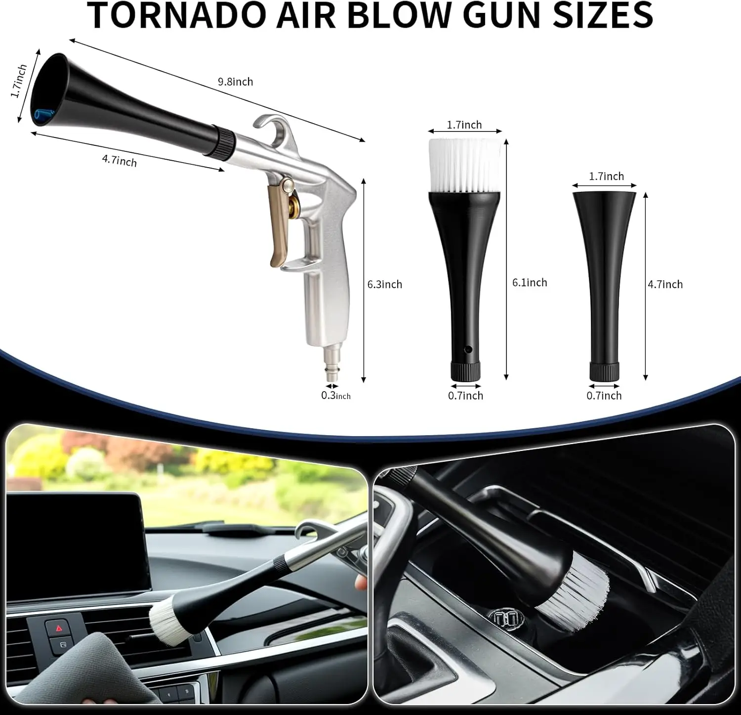 High Pressure Air Blow Gun Pro - Dryer Car Blower recensie en prijs