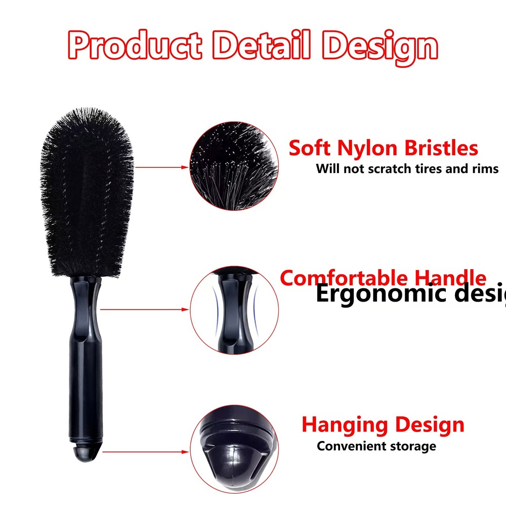 Car Wheel Brush Soft Bristle T - Wheel Cleaner Alloy recensie en prijs